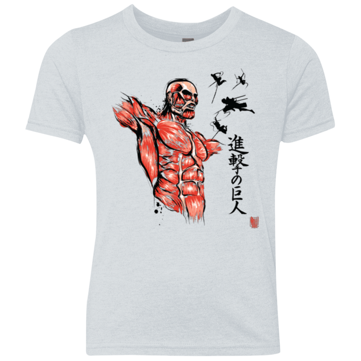 T-Shirts Heather White / YXS Flying for Freedom Youth Triblend T-Shirt