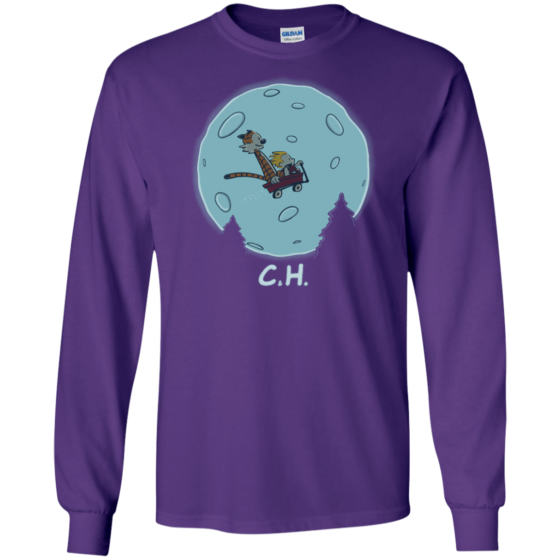 T-Shirts Purple / S Flying Wagon Men's Long Sleeve T-Shirt