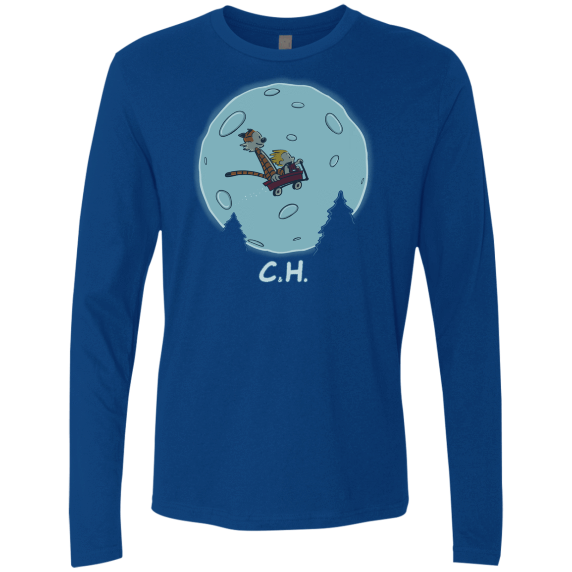 T-Shirts Royal / S Flying Wagon Men's Premium Long Sleeve