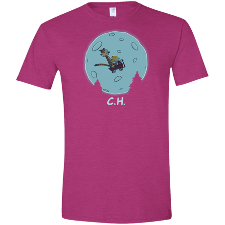 T-Shirts Antique Heliconia / S Flying Wagon Men's Semi-Fitted Softstyle