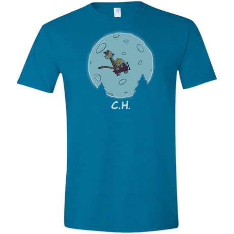 T-Shirts Antique Sapphire / S Flying Wagon Men's Semi-Fitted Softstyle