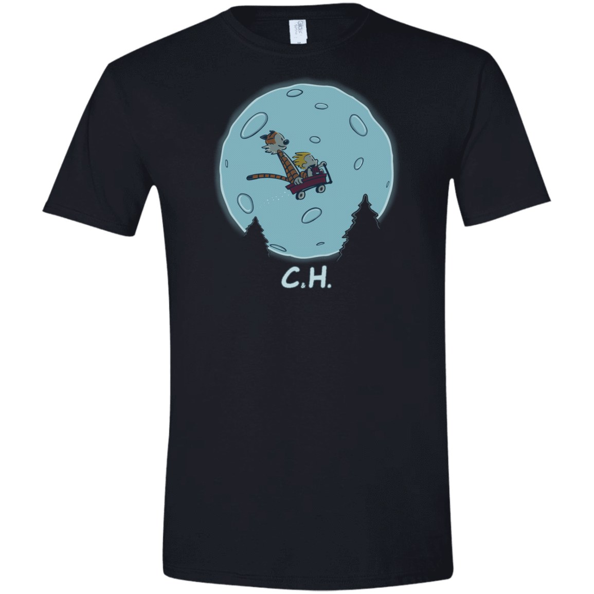 T-Shirts Black / X-Small Flying Wagon Men's Semi-Fitted Softstyle