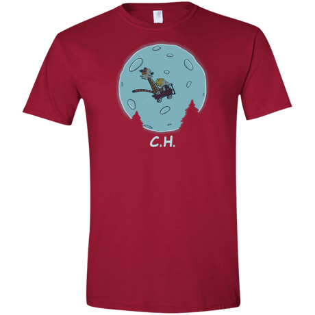 T-Shirts Cardinal Red / S Flying Wagon Men's Semi-Fitted Softstyle