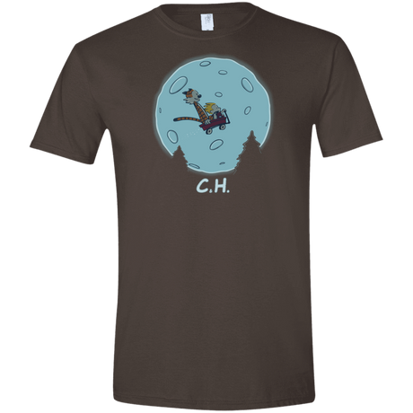 T-Shirts Dark Chocolate / S Flying Wagon Men's Semi-Fitted Softstyle