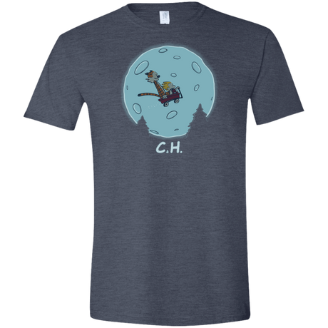 T-Shirts Heather Navy / S Flying Wagon Men's Semi-Fitted Softstyle