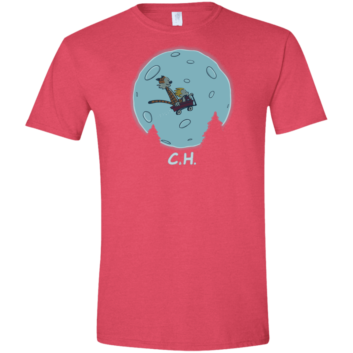 T-Shirts Heather Red / S Flying Wagon Men's Semi-Fitted Softstyle