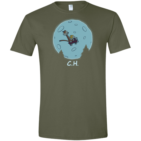 T-Shirts Military Green / S Flying Wagon Men's Semi-Fitted Softstyle