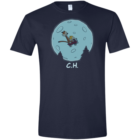 T-Shirts Navy / X-Small Flying Wagon Men's Semi-Fitted Softstyle