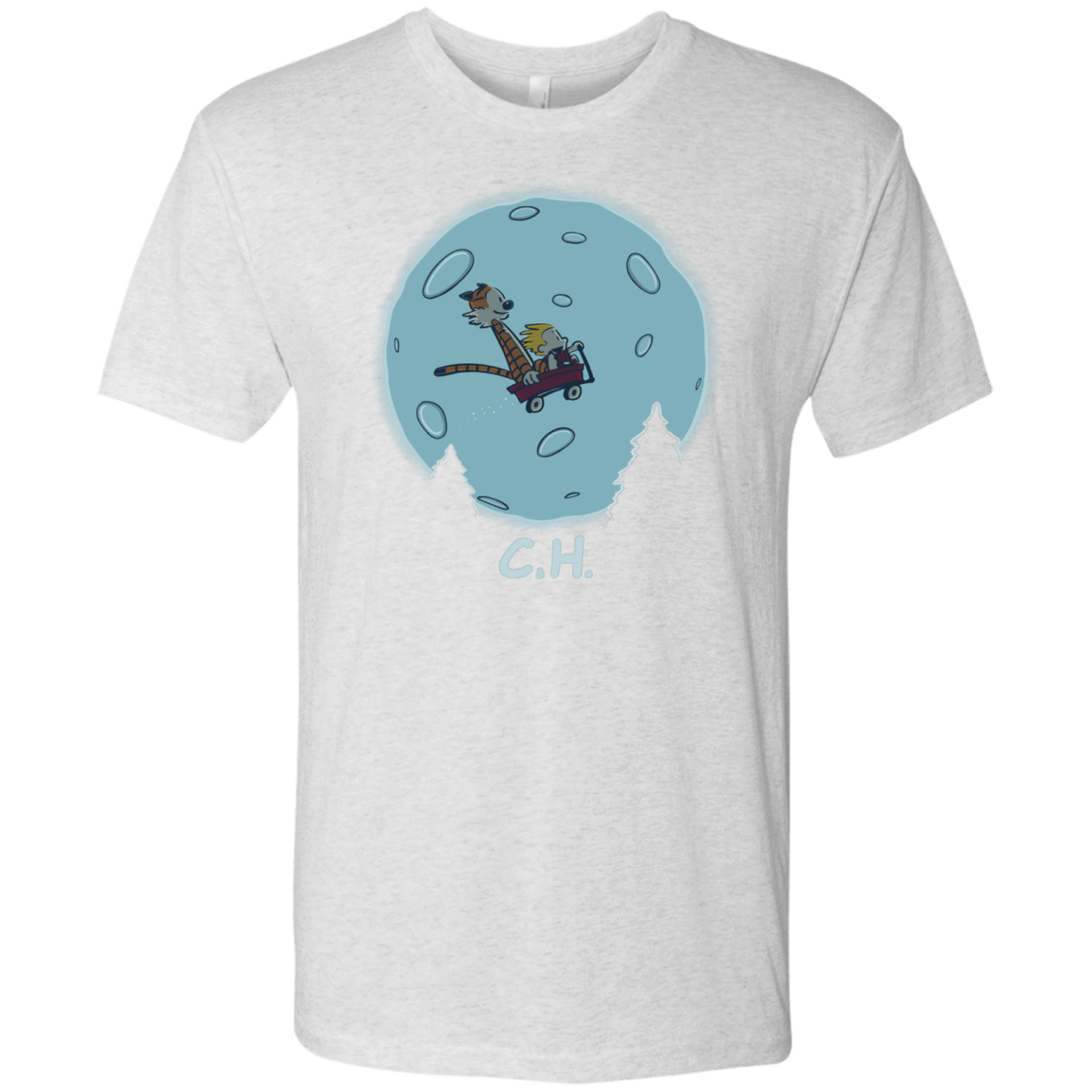 T-Shirts Heather White / S Flying Wagon Men's Triblend T-Shirt