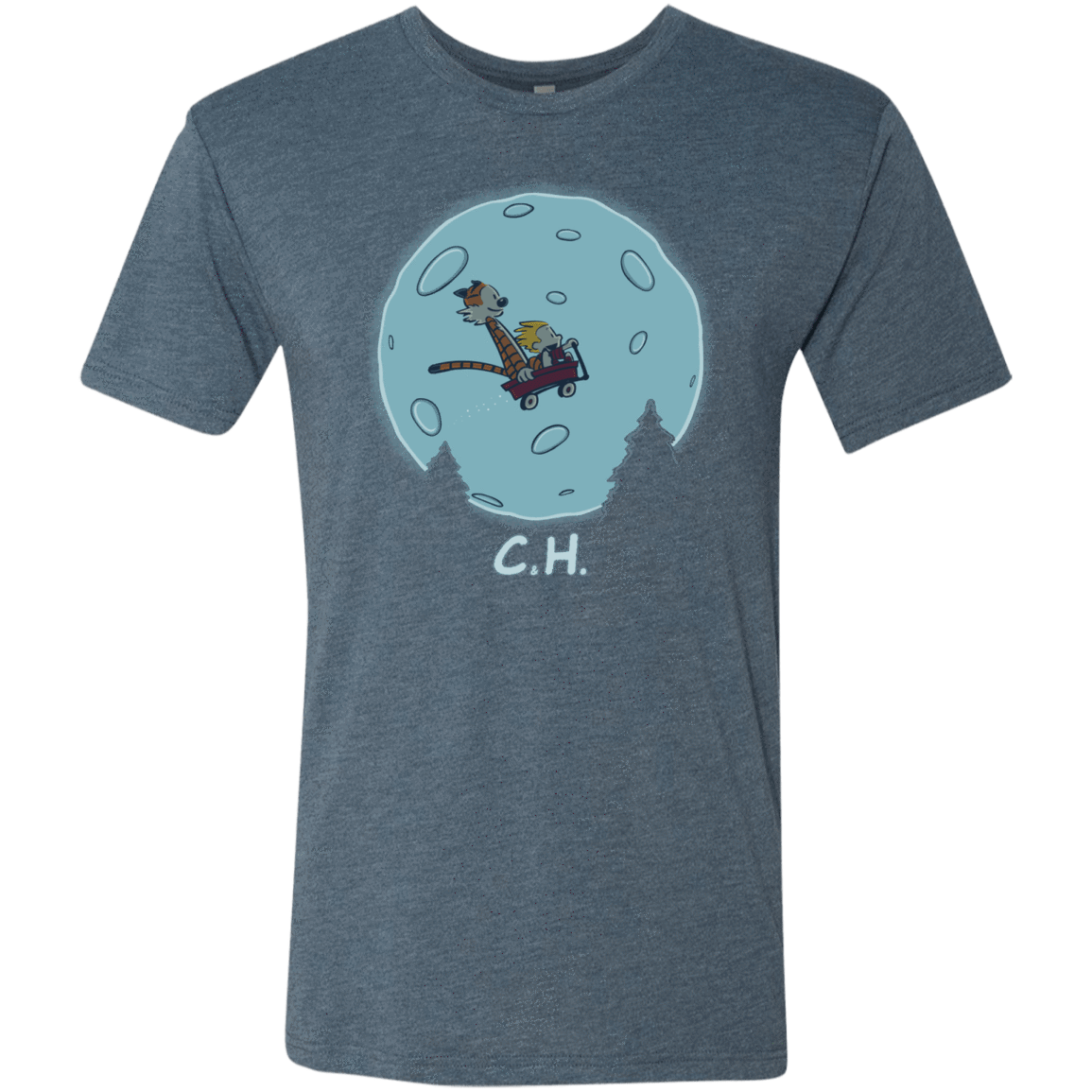 T-Shirts Indigo / S Flying Wagon Men's Triblend T-Shirt