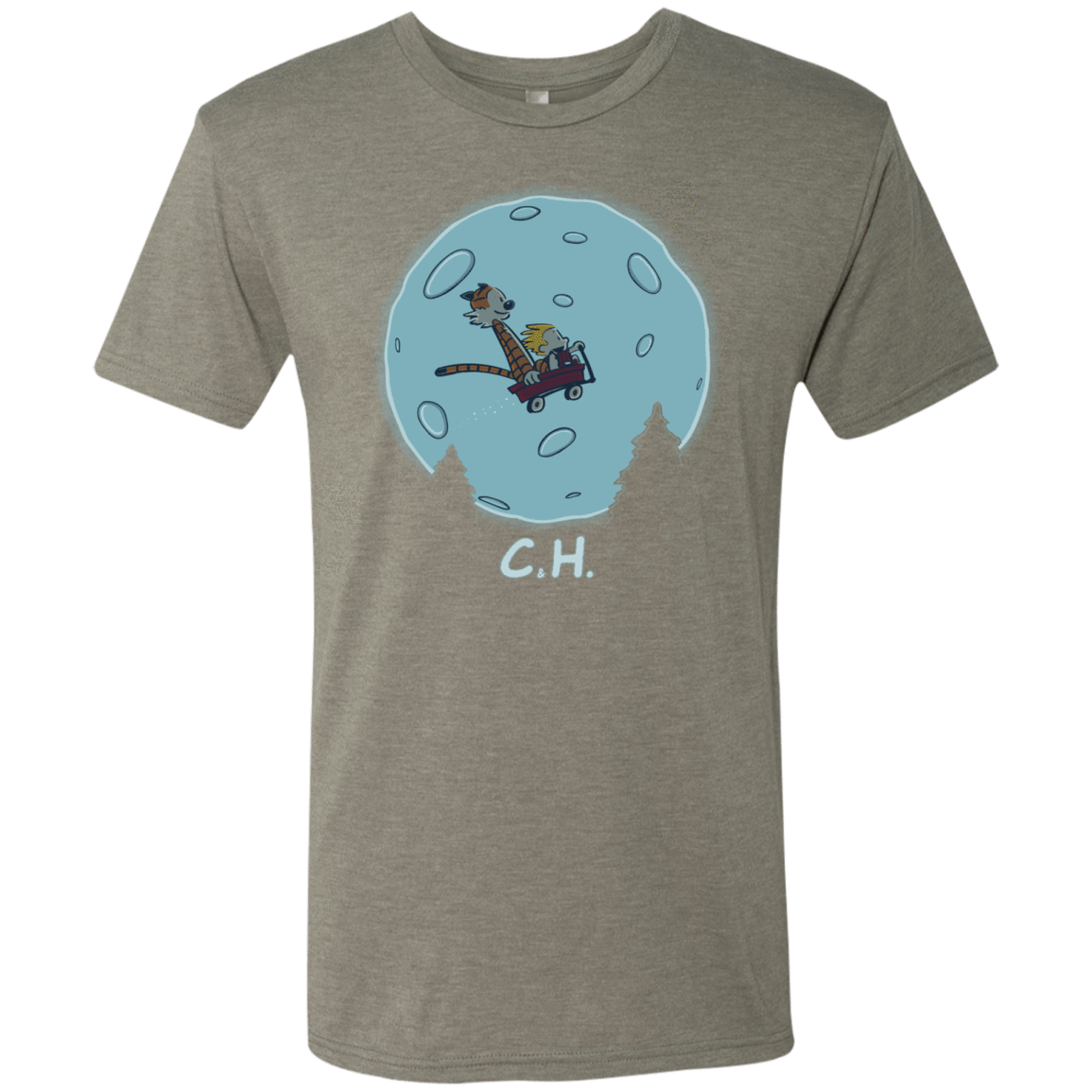 T-Shirts Venetian Grey / S Flying Wagon Men's Triblend T-Shirt