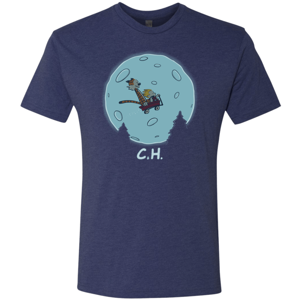 T-Shirts Vintage Navy / S Flying Wagon Men's Triblend T-Shirt