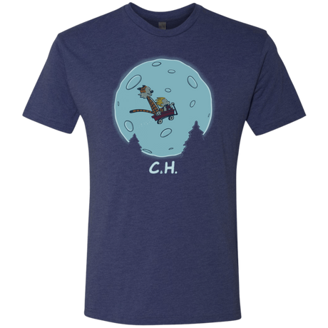 T-Shirts Vintage Navy / S Flying Wagon Men's Triblend T-Shirt