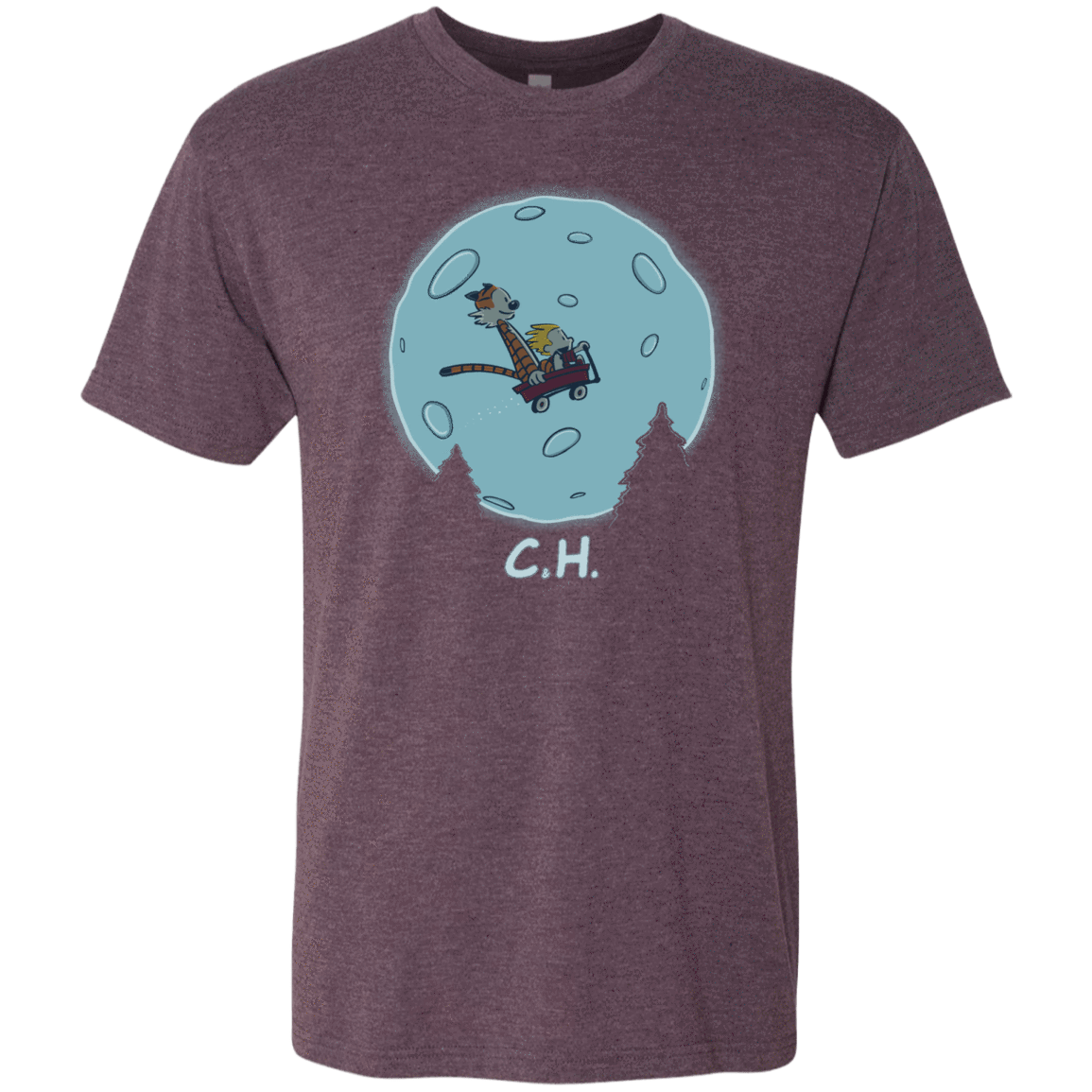 T-Shirts Vintage Purple / S Flying Wagon Men's Triblend T-Shirt