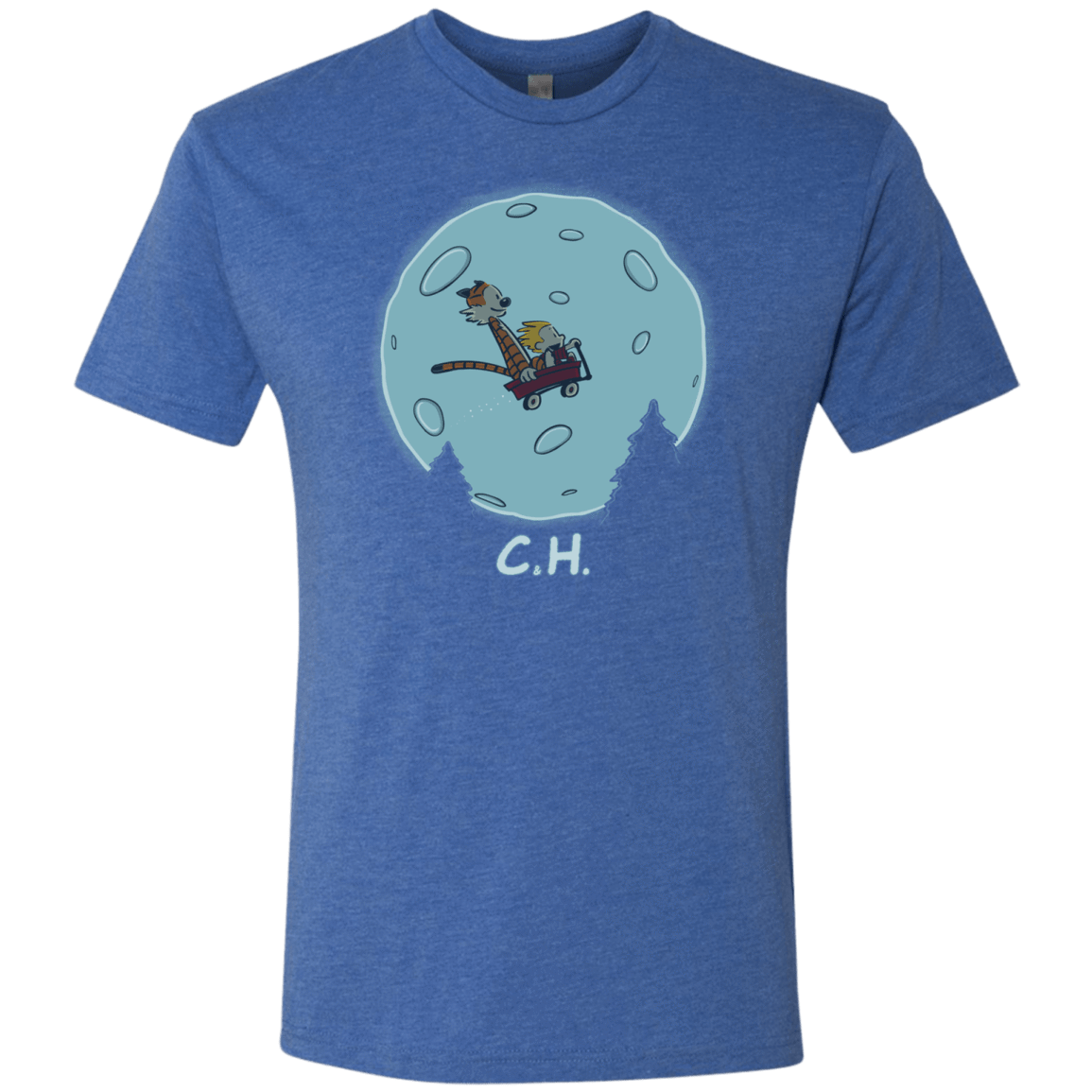 T-Shirts Vintage Royal / S Flying Wagon Men's Triblend T-Shirt