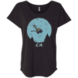 T-Shirts Vintage Black / X-Small Flying Wagon Triblend Dolman Sleeve