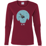 T-Shirts Cardinal / S Flying Wagon Women's Long Sleeve T-Shirt