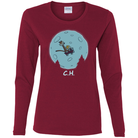 T-Shirts Cardinal / S Flying Wagon Women's Long Sleeve T-Shirt