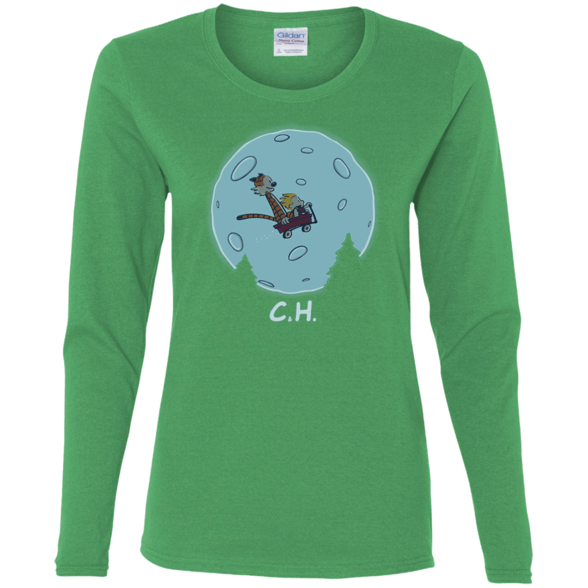 T-Shirts Irish Green / S Flying Wagon Women's Long Sleeve T-Shirt