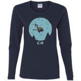 T-Shirts Navy / S Flying Wagon Women's Long Sleeve T-Shirt