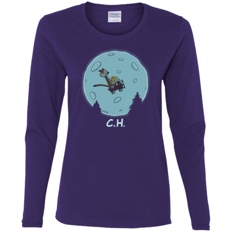 T-Shirts Purple / S Flying Wagon Women's Long Sleeve T-Shirt