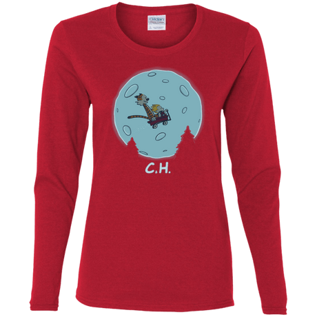 T-Shirts Red / S Flying Wagon Women's Long Sleeve T-Shirt