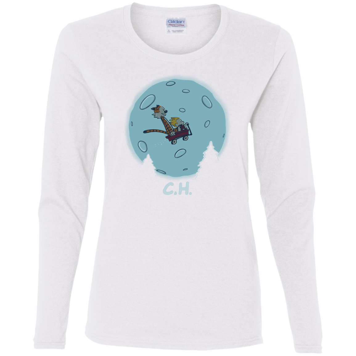 T-Shirts White / S Flying Wagon Women's Long Sleeve T-Shirt