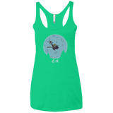 Flying Wagon Women's Triblend Racerback Tank