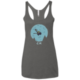 Flying Wagon Women's Triblend Racerback Tank