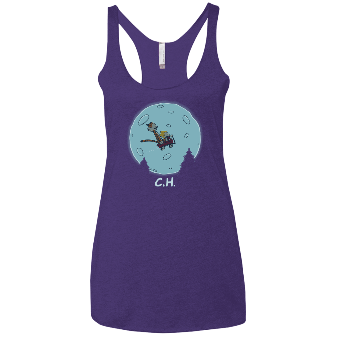 Flying Wagon Women's Triblend Racerback Tank