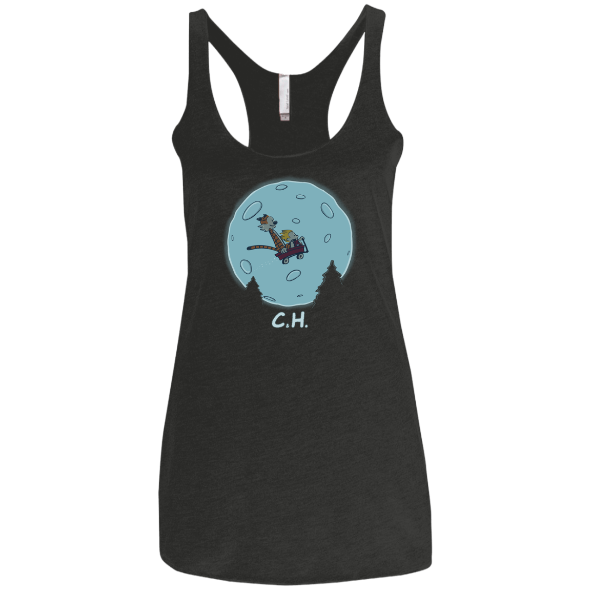 Flying Wagon Women's Triblend Racerback Tank