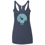 Flying Wagon Women's Triblend Racerback Tank