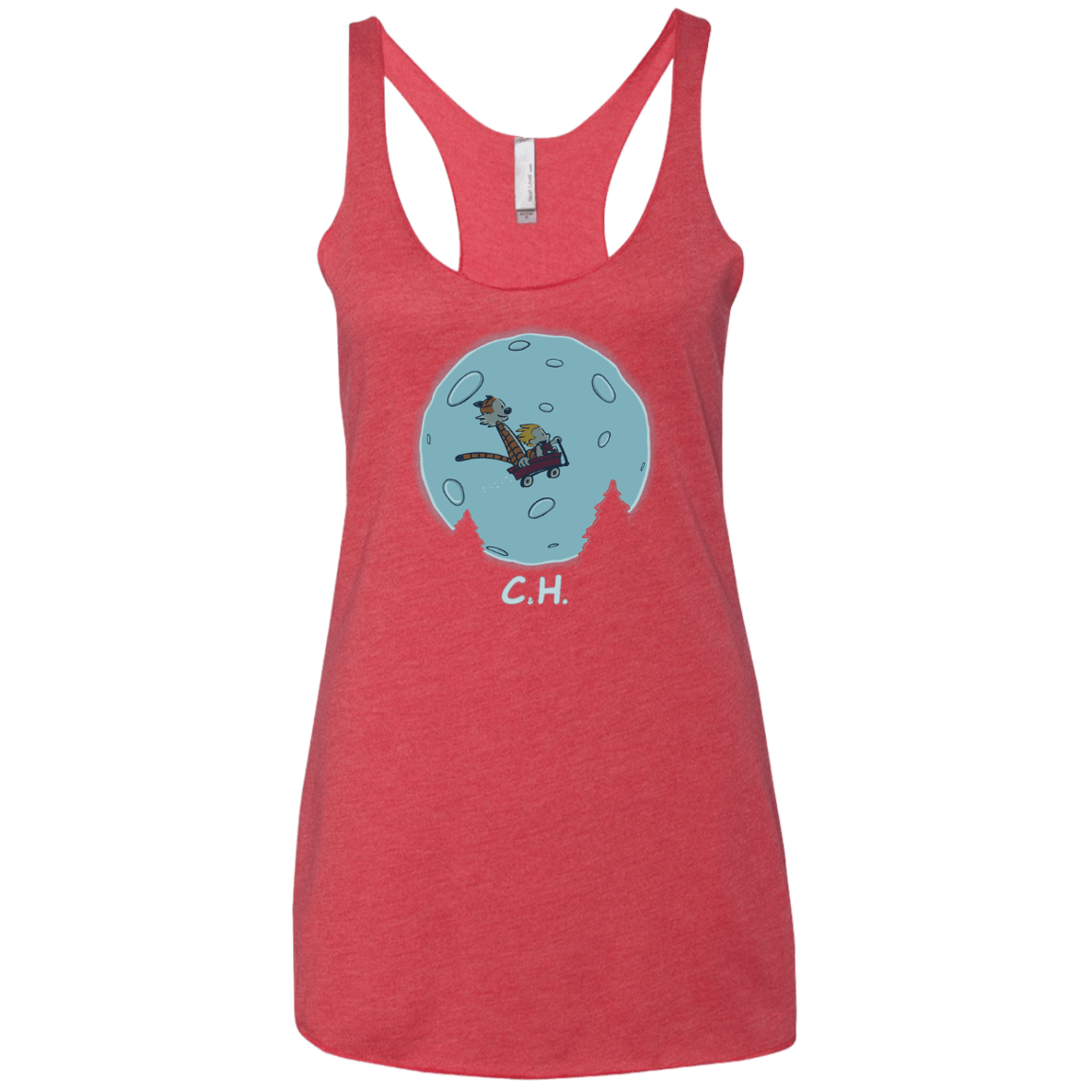 T-Shirts Vintage Red / X-Small Flying Wagon Women's Triblend Racerback Tank
