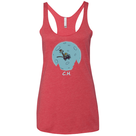 T-Shirts Vintage Red / X-Small Flying Wagon Women's Triblend Racerback Tank