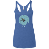 T-Shirts Vintage Royal / X-Small Flying Wagon Women's Triblend Racerback Tank