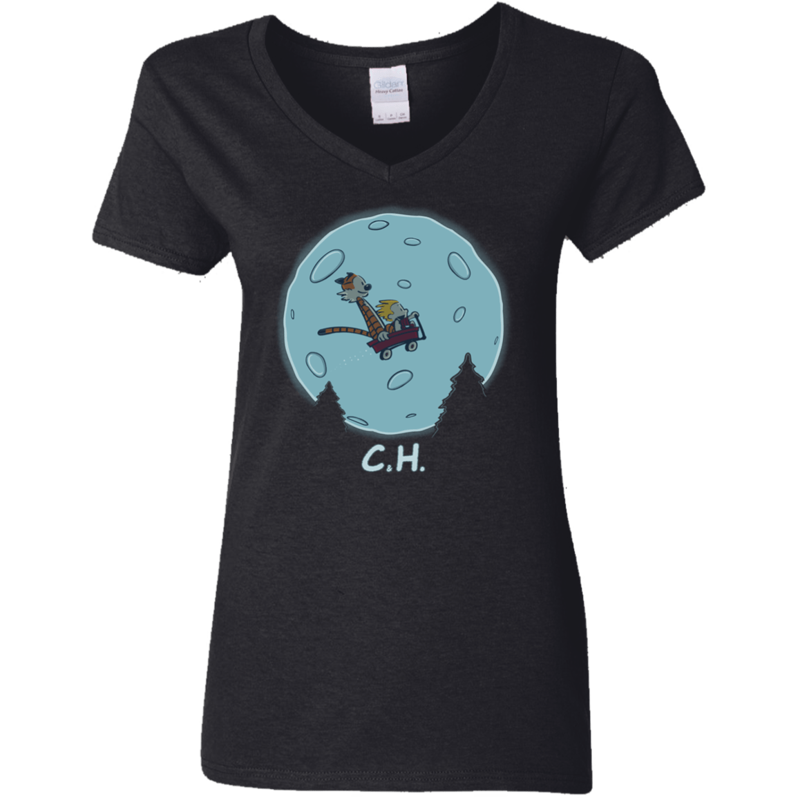 Flying Wagon Women's V-Neck T-Shirt