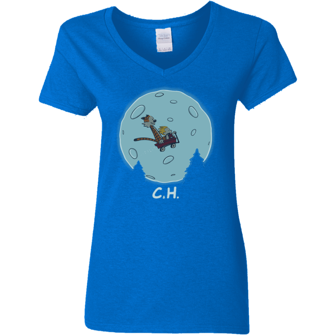 Flying Wagon Women's V-Neck T-Shirt