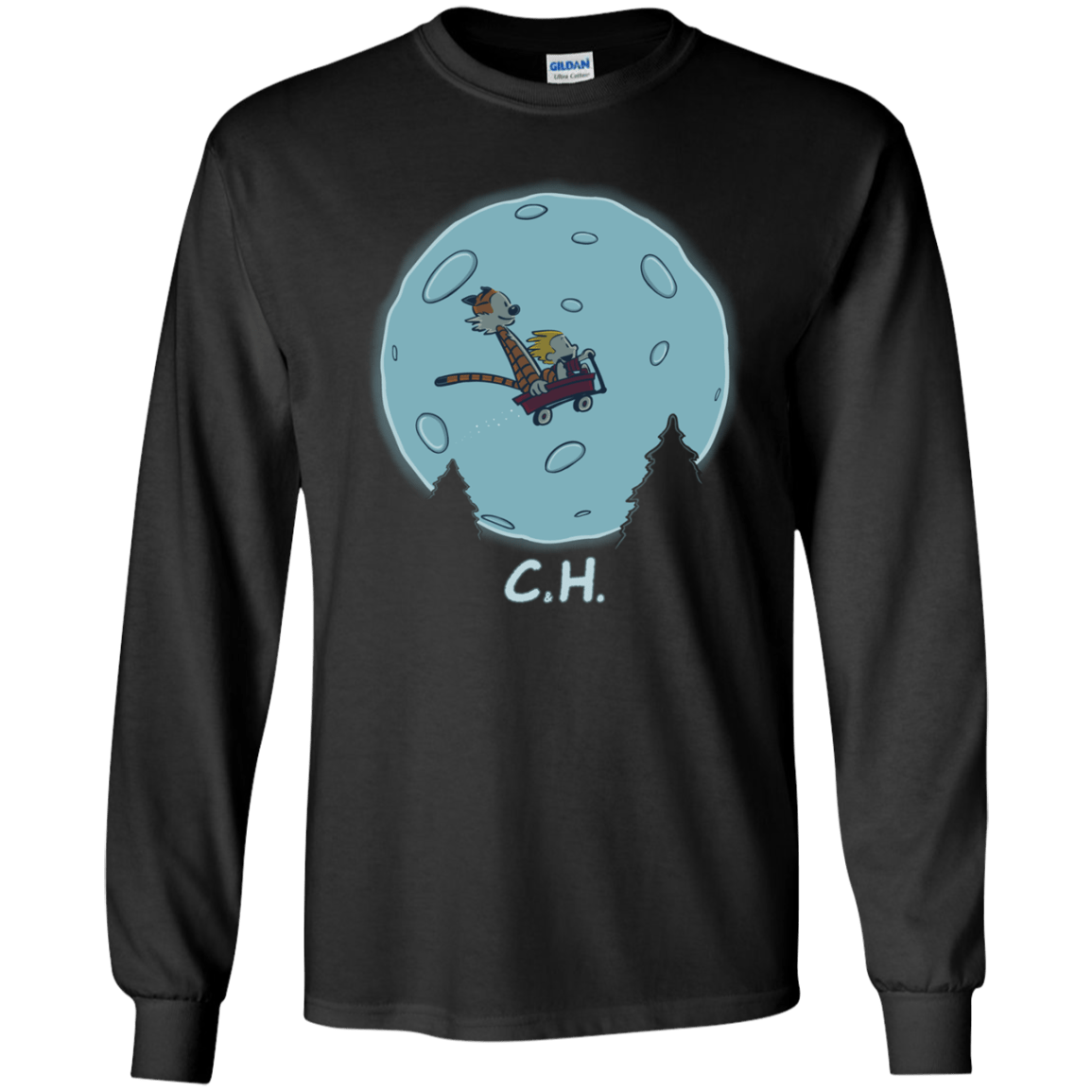 T-Shirts Black / YS Flying Wagon Youth Long Sleeve T-Shirt