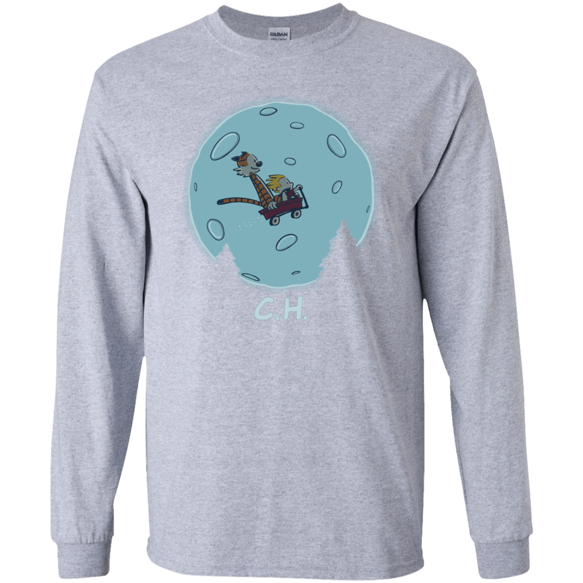 T-Shirts Sport Grey / YS Flying Wagon Youth Long Sleeve T-Shirt