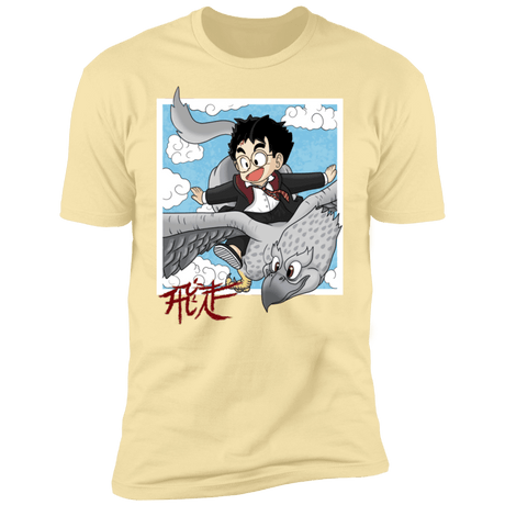 T-Shirts Banana Cream / S Flying with Buck Men's Premium T-Shirt