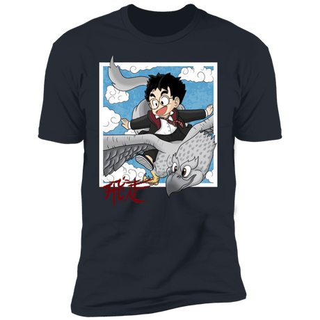 T-Shirts Indigo / S Flying with Buck Men's Premium T-Shirt