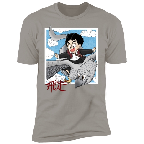 T-Shirts Light Grey / S Flying with Buck Men's Premium T-Shirt