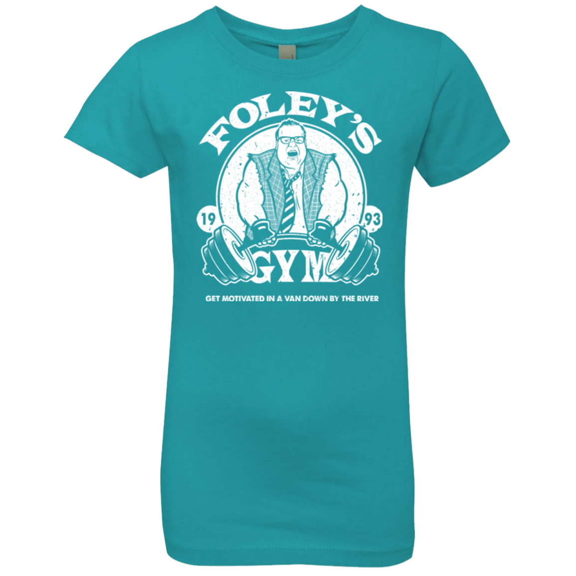 T-Shirts Tahiti Blue / YXS Foleys Gym Girls Premium T-Shirt