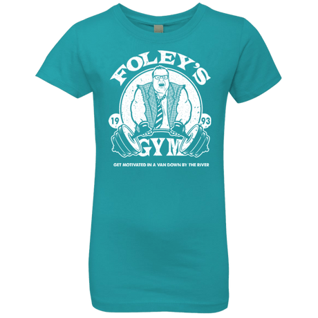 T-Shirts Tahiti Blue / YXS Foleys Gym Girls Premium T-Shirt