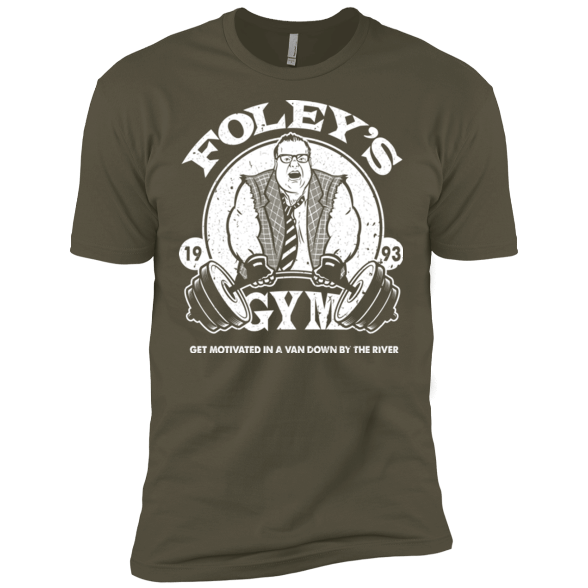T-Shirts Military Green / X-Small Foleys Gym Men's Premium T-Shirt