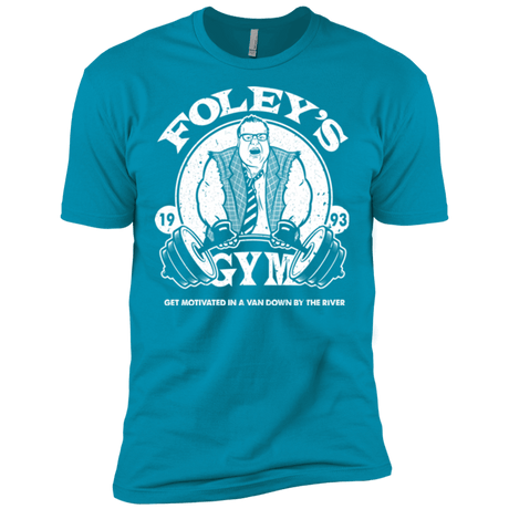 T-Shirts Turquoise / X-Small Foleys Gym Men's Premium T-Shirt