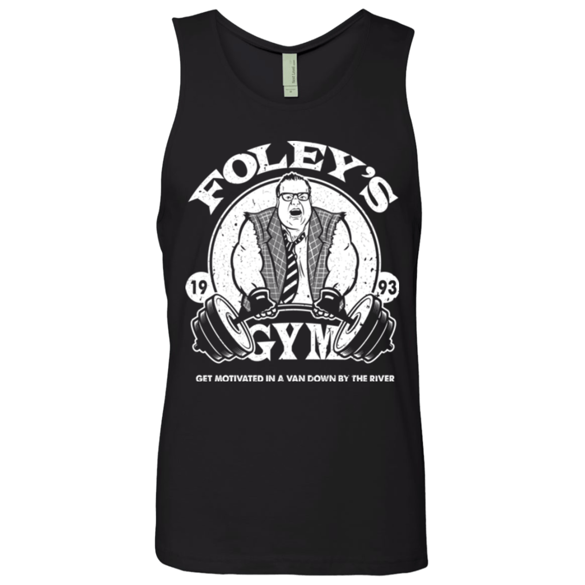 T-Shirts Black / Small Foleys Gym Men's Premium Tank Top
