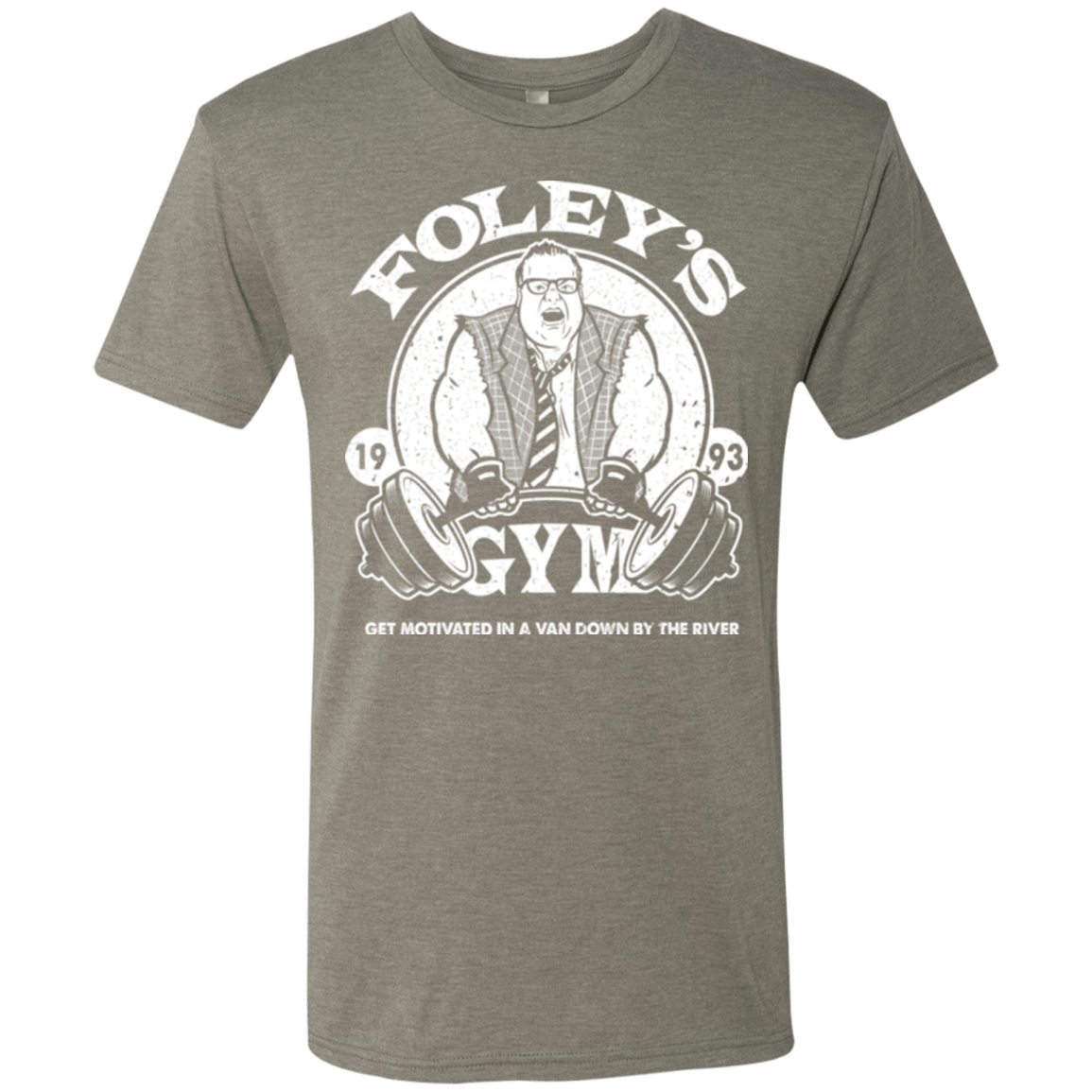 T-Shirts Venetian Grey / Small Foleys Gym Men's Triblend T-Shirt