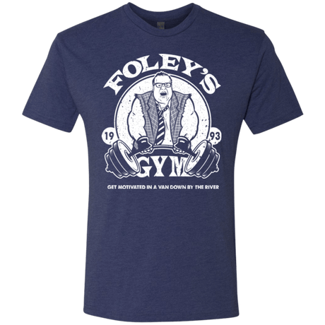 T-Shirts Vintage Navy / Small Foleys Gym Men's Triblend T-Shirt