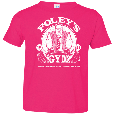 T-Shirts Hot Pink / 2T Foleys Gym Toddler Premium T-Shirt